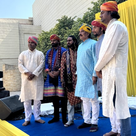 Rajasthnai folk music group